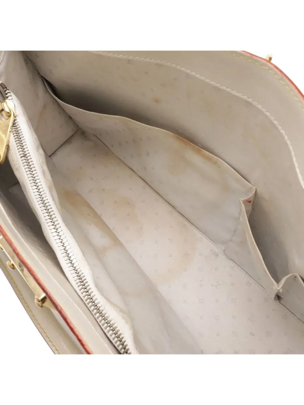 Louis Vuitton Suhali Fabulo Tote Studs Leather Blanc White